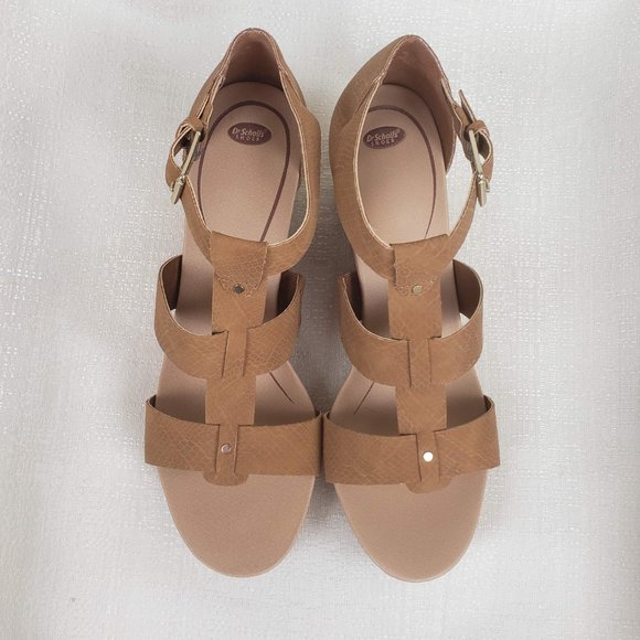 NWOB Dr. Scholl's Barton Wedge In Saddle - Picture 2 of 6